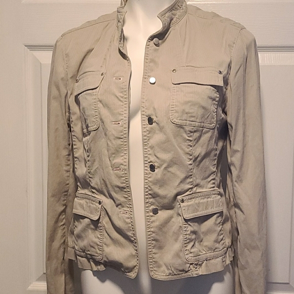 elle tahari Jackets & Blazers - Elle Tahari Twill Casual Jacket womens M